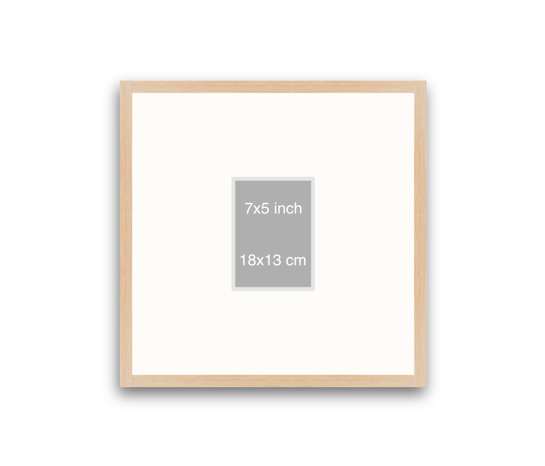 LOFT | 20mm Light Oak Frame - 50x50cm