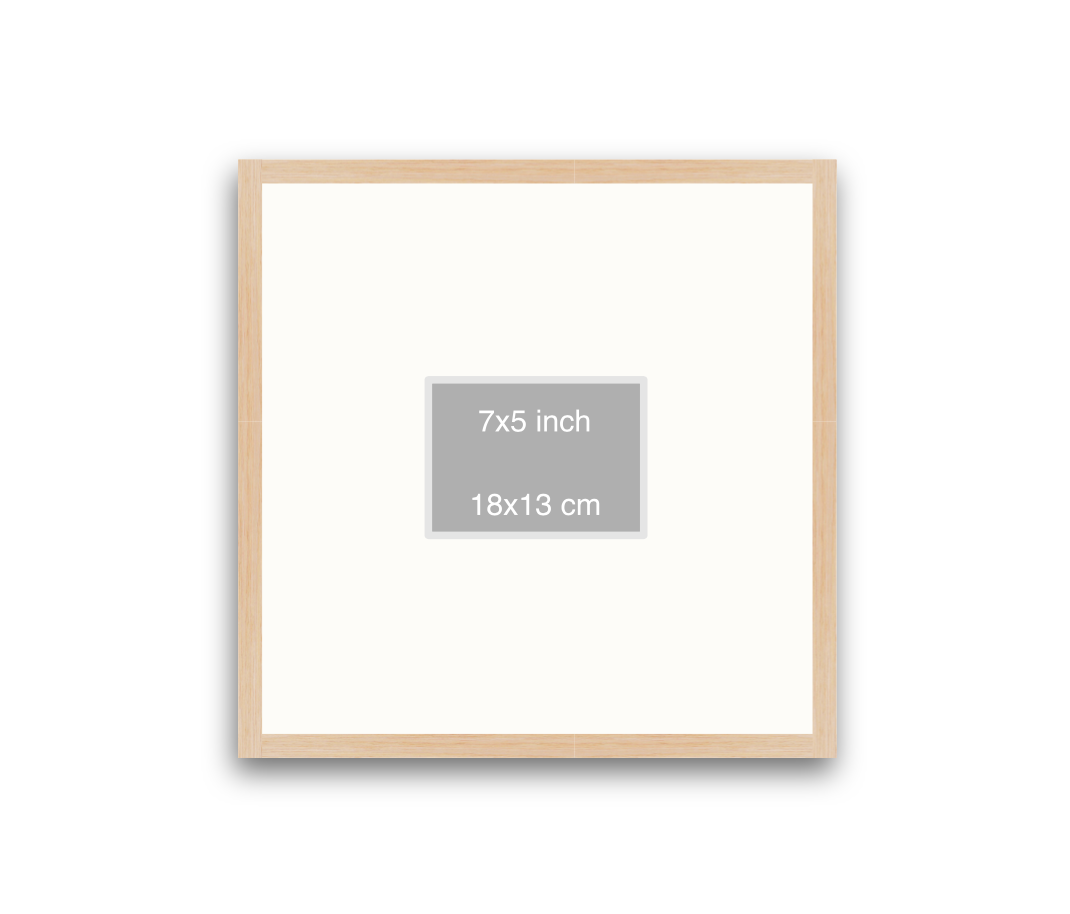 LOFT | 20mm Light Oak Frame - 50x50cm