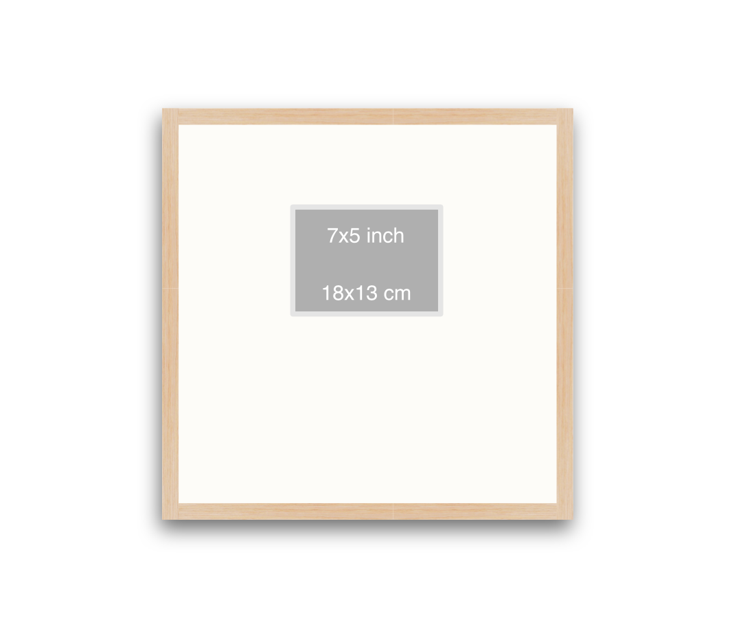 LOFT | 20mm Light Oak Frame - 50x50cm