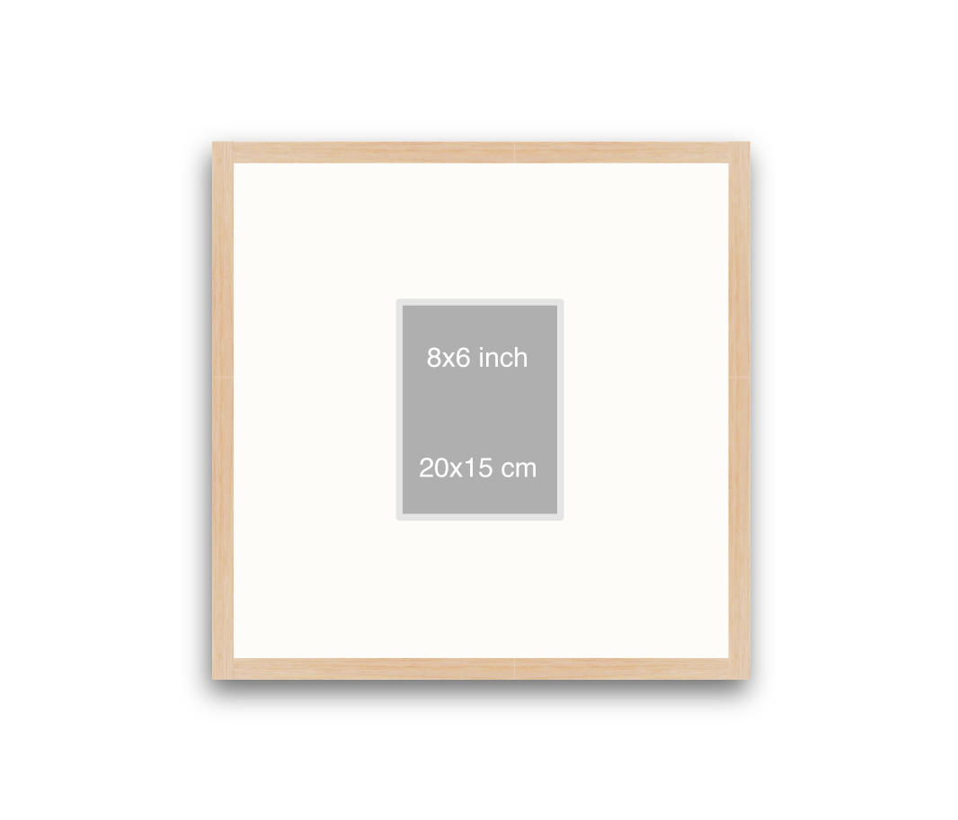 LOFT | 20mm Light Oak Frame - 50x50cm