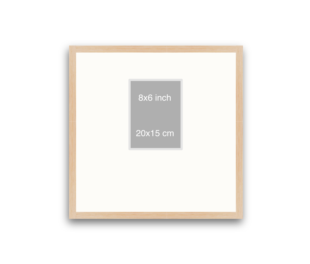 LOFT | 20mm Light Oak Frame - 50x50cm