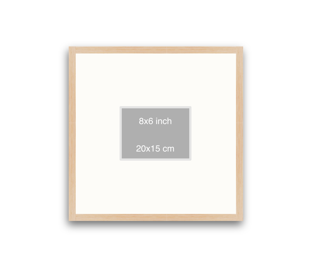 LOFT | 20mm Light Oak Frame - 50x50cm