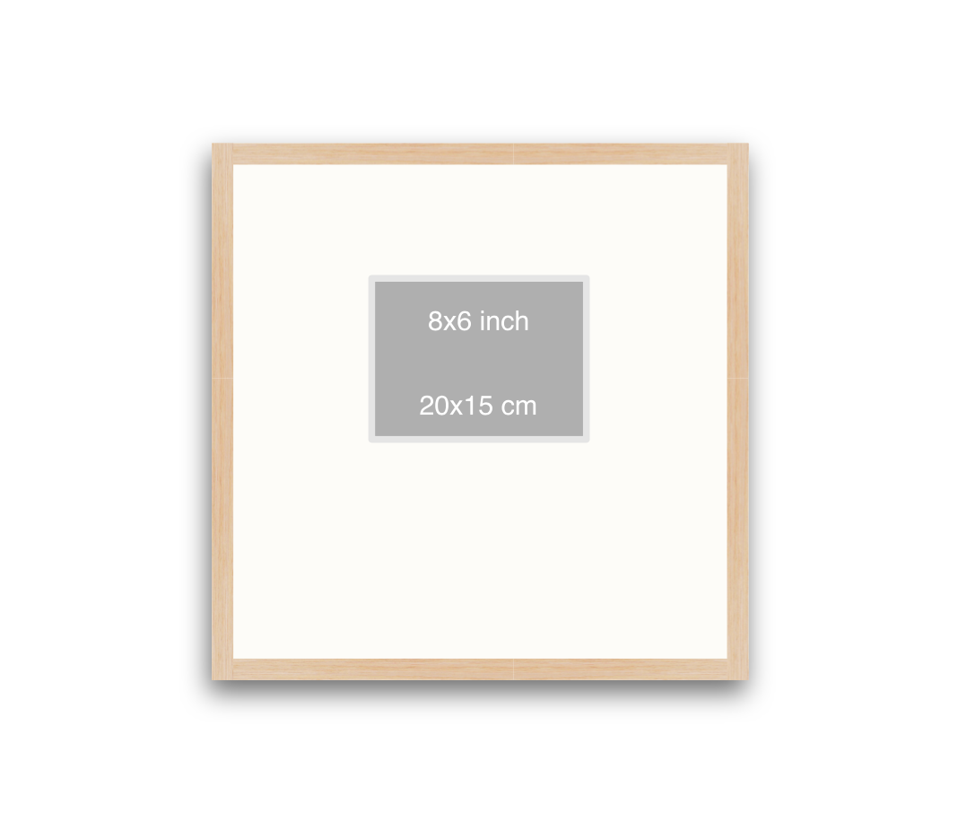 LOFT | 20mm Light Oak Frame - 50x50cm