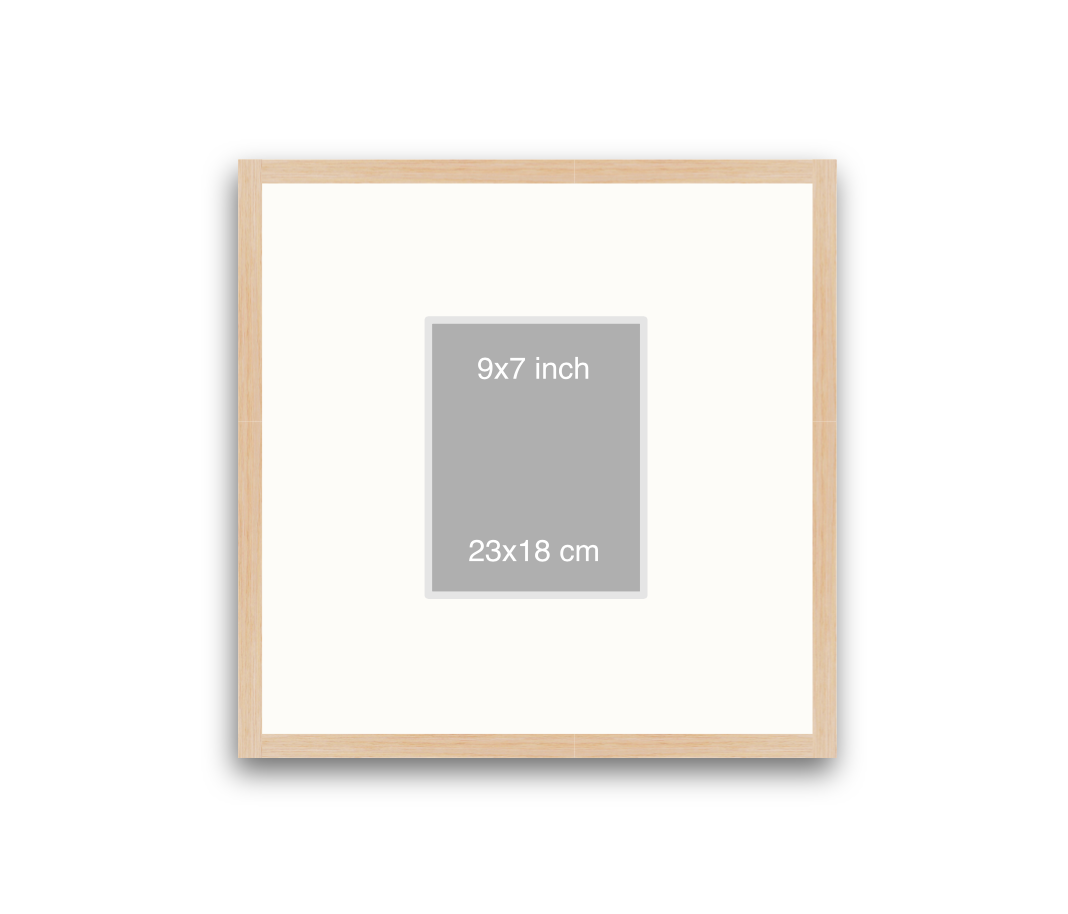 LOFT | 20mm Light Oak Frame - 50x50cm