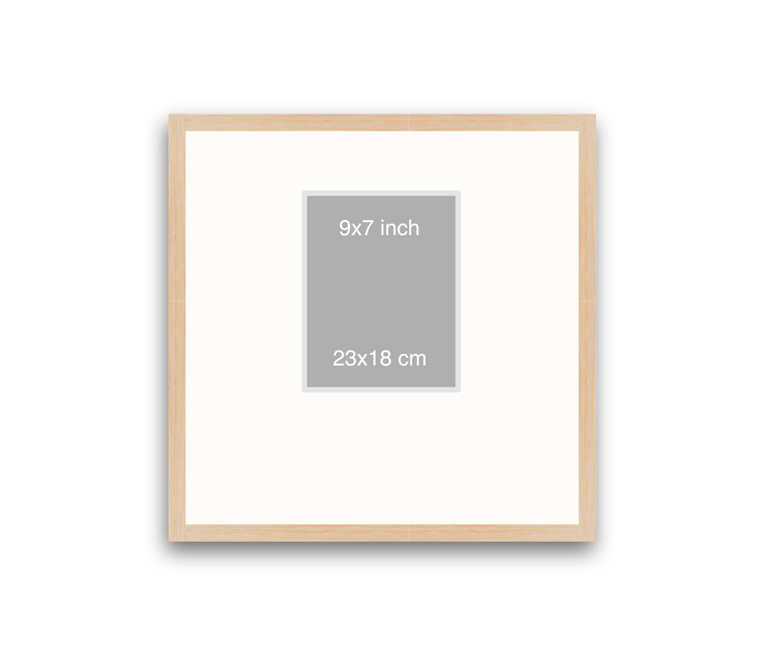 LOFT | 20mm Light Oak Frame - 50x50cm