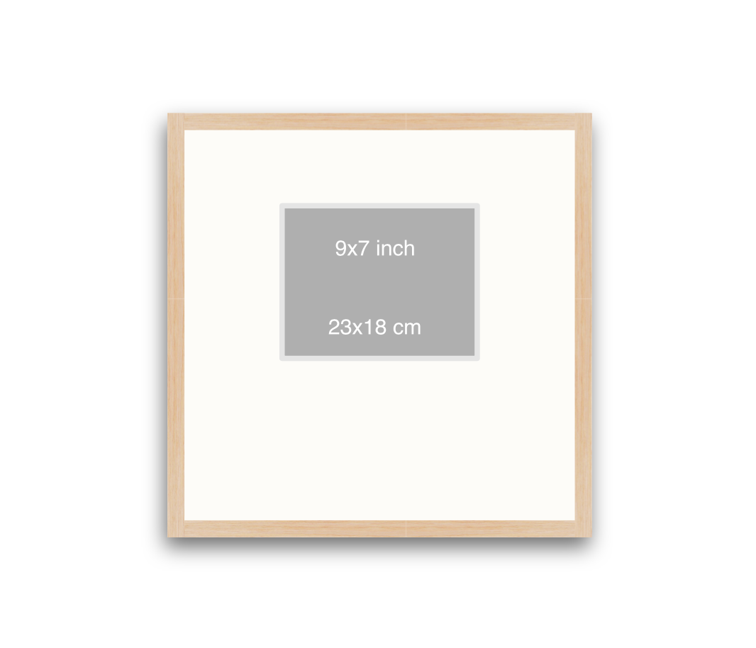 LOFT | 20mm Light Oak Frame - 50x50cm