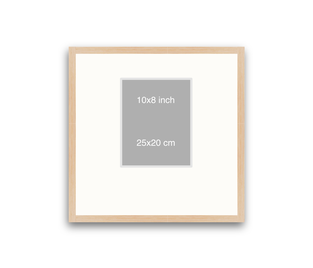 LOFT | 20mm Light Oak Frame - 50x50cm