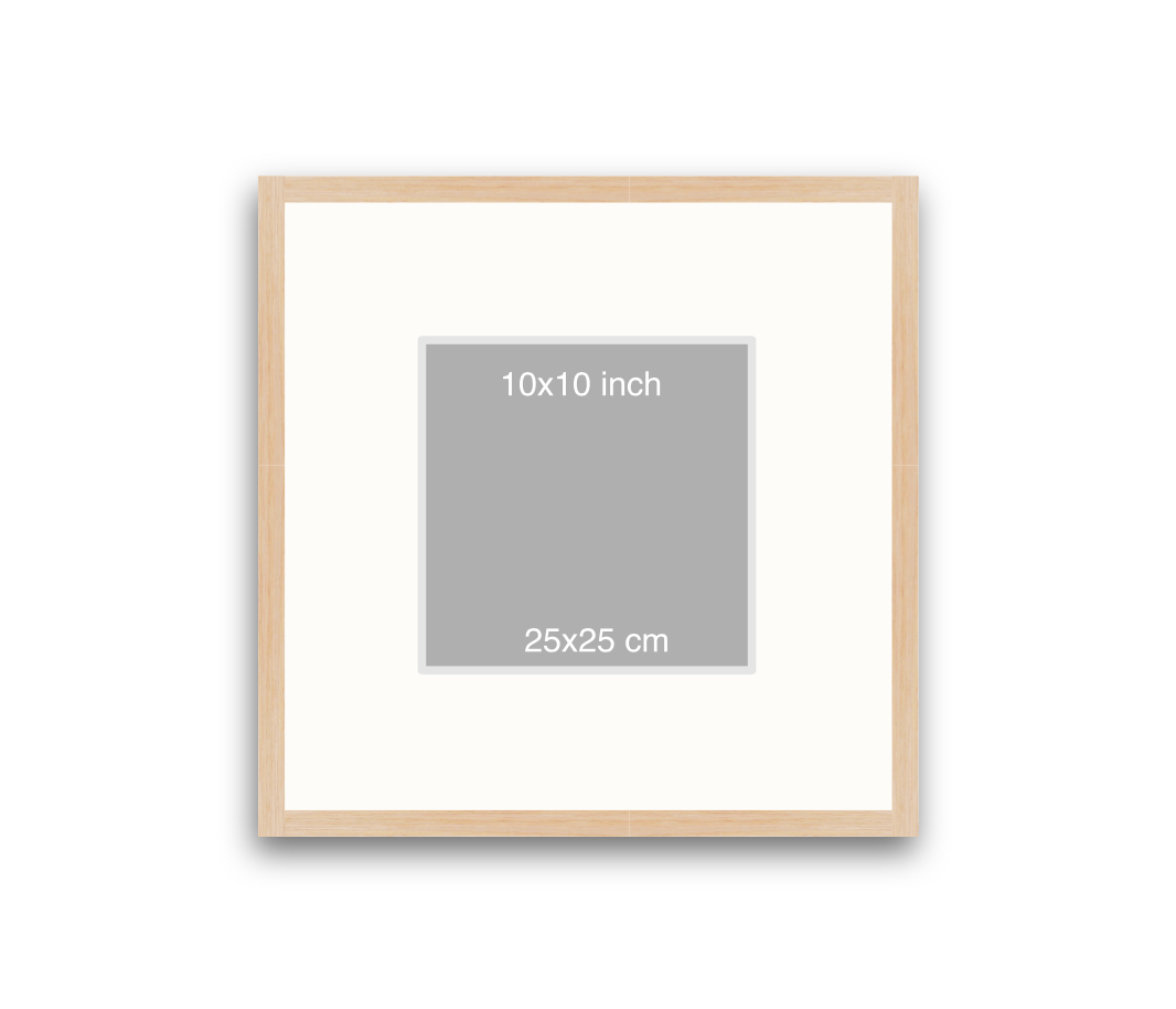 LOFT | 20mm Light Oak Frame - 50x50cm