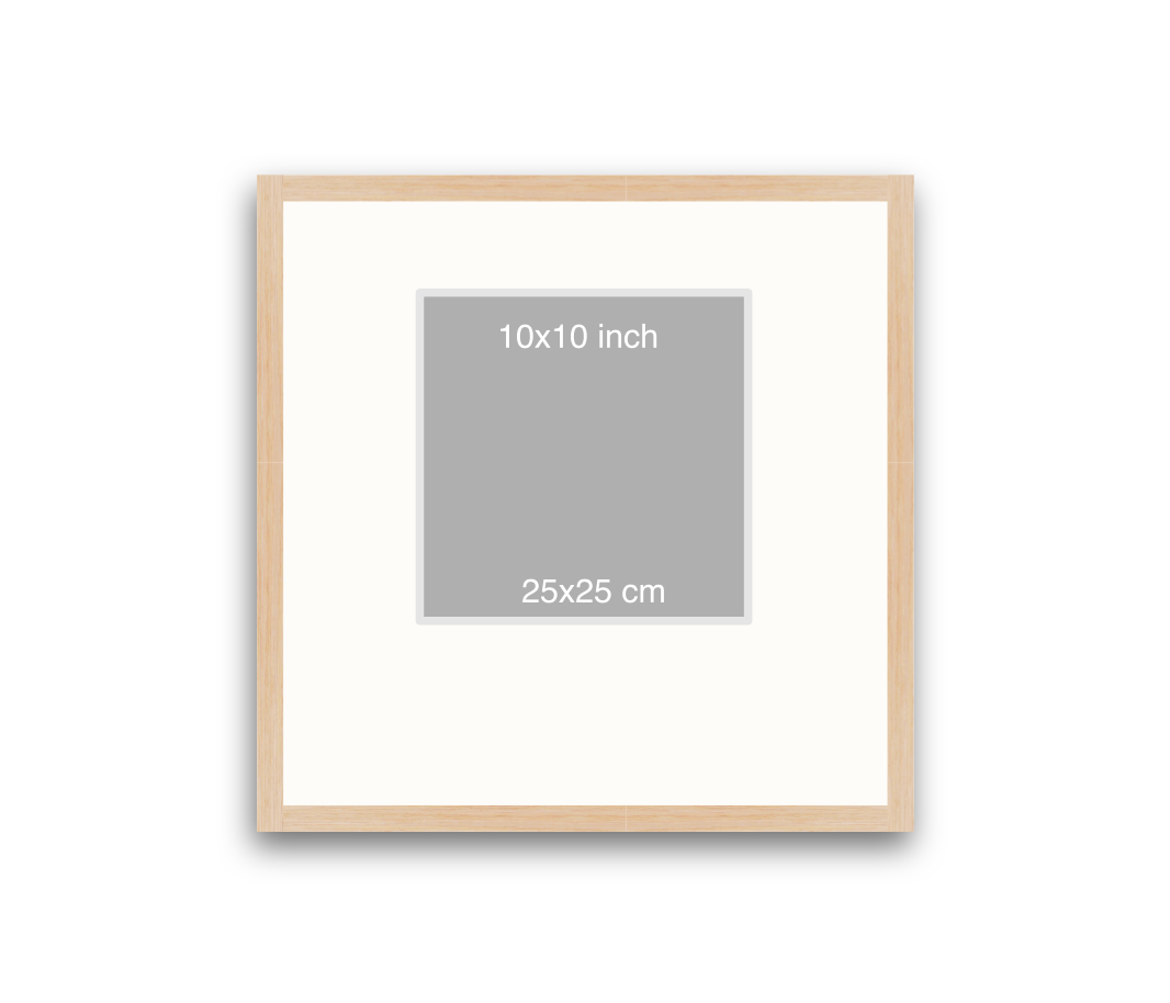 LOFT | 20mm Light Oak Frame - 50x50cm