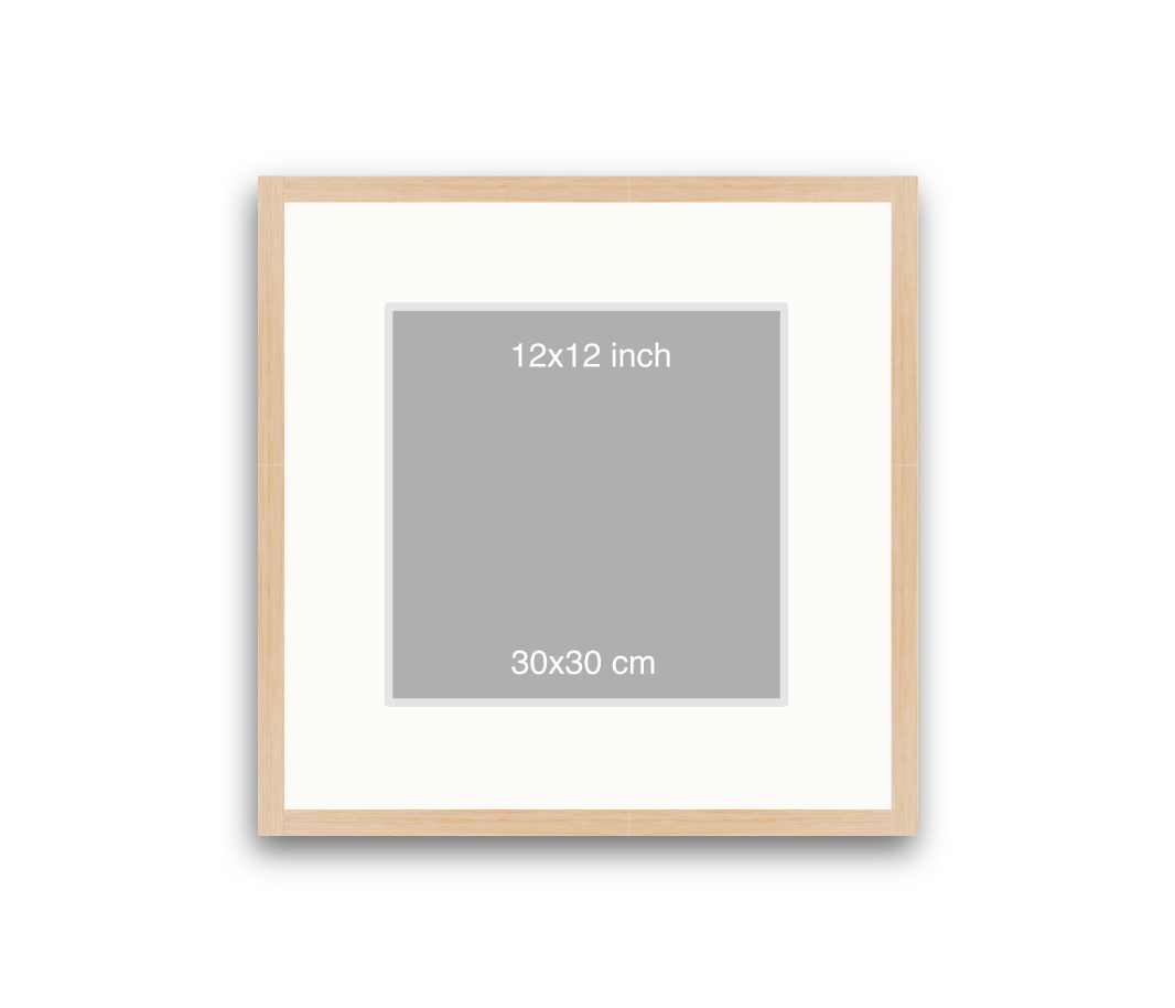LOFT | 20mm Light Oak Frame - 50x50cm