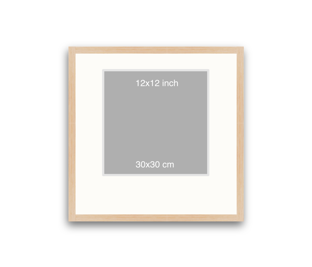 LOFT | 20mm Light Oak Frame - 50x50cm