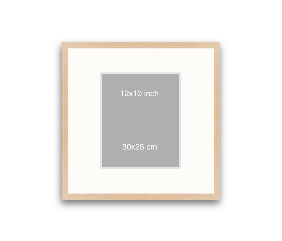 LOFT | 20mm Light Oak Frame - 50x50cm
