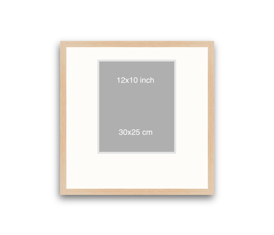 LOFT | 20mm Light Oak Frame - 50x50cm