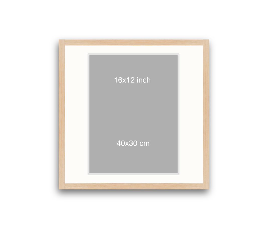 LOFT | 20mm Light Oak Frame - 50x50cm