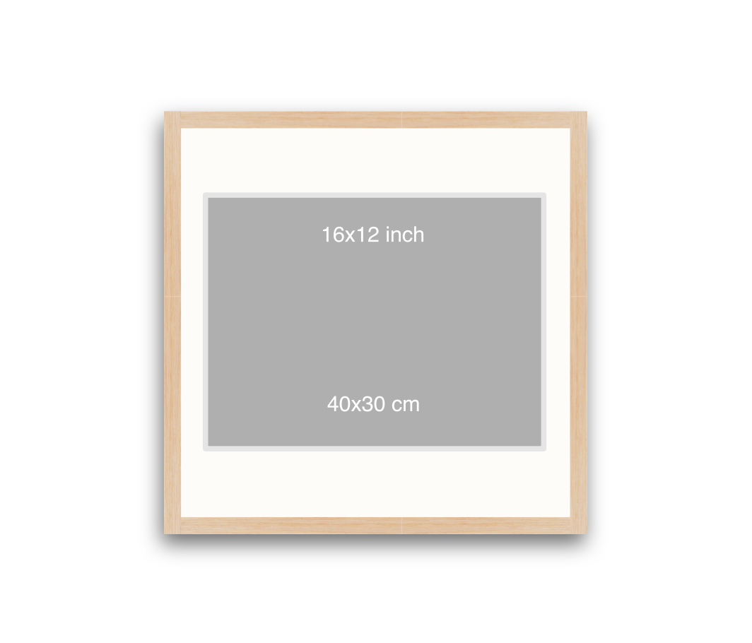 LOFT | 20mm Light Oak Frame - 50x50cm
