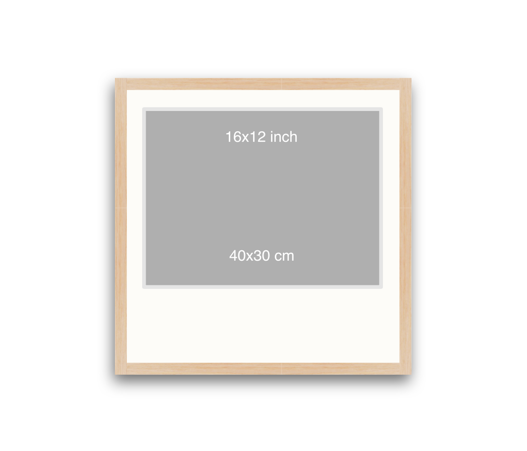 LOFT | 20mm Light Oak Frame - 50x50cm