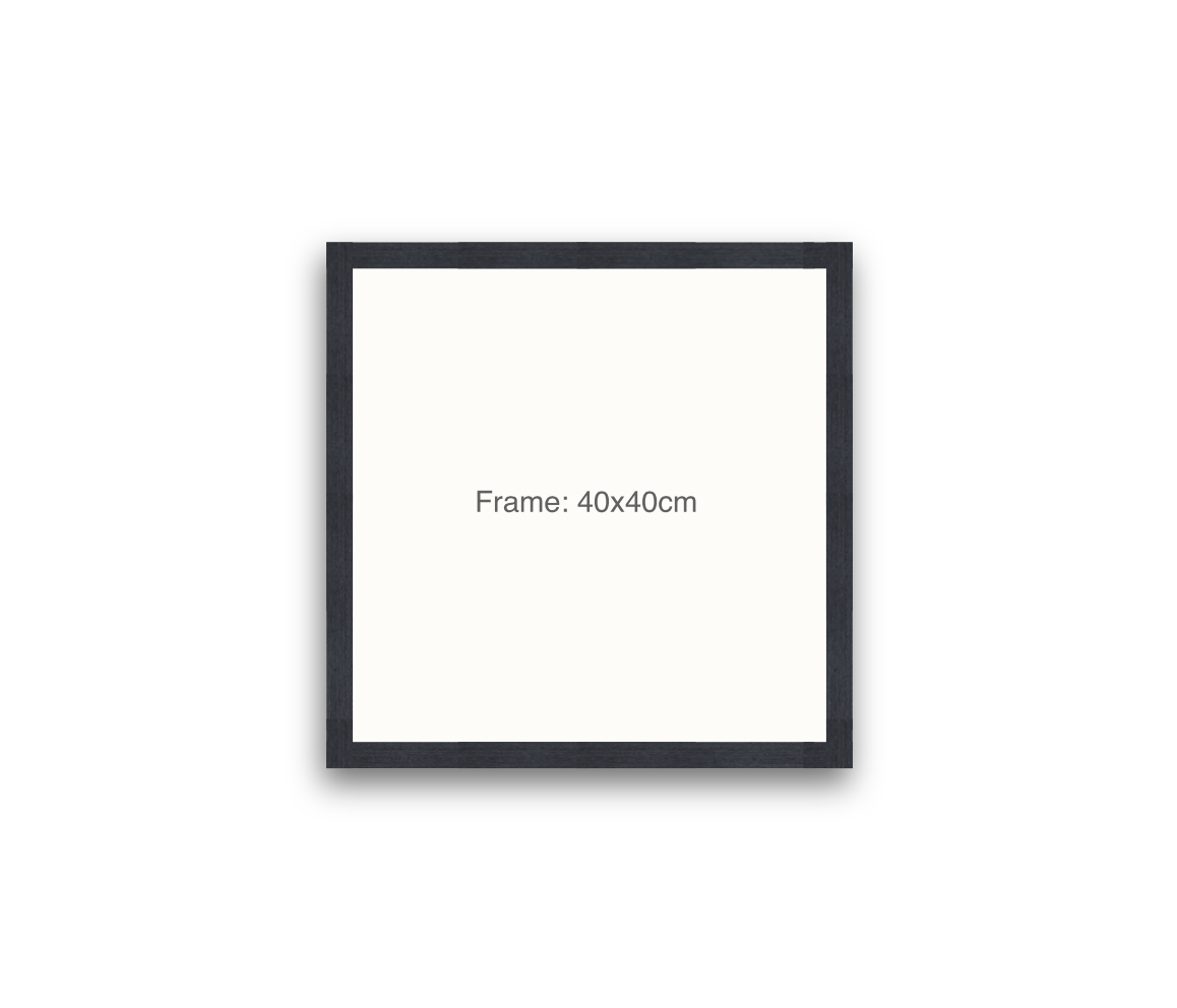 LOFT | 20mm Black Frame - 40x40cm