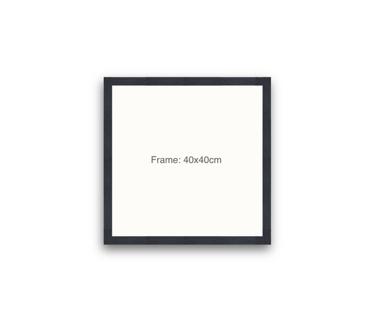 LOFT | 20mm Black Frame - 40x40cm