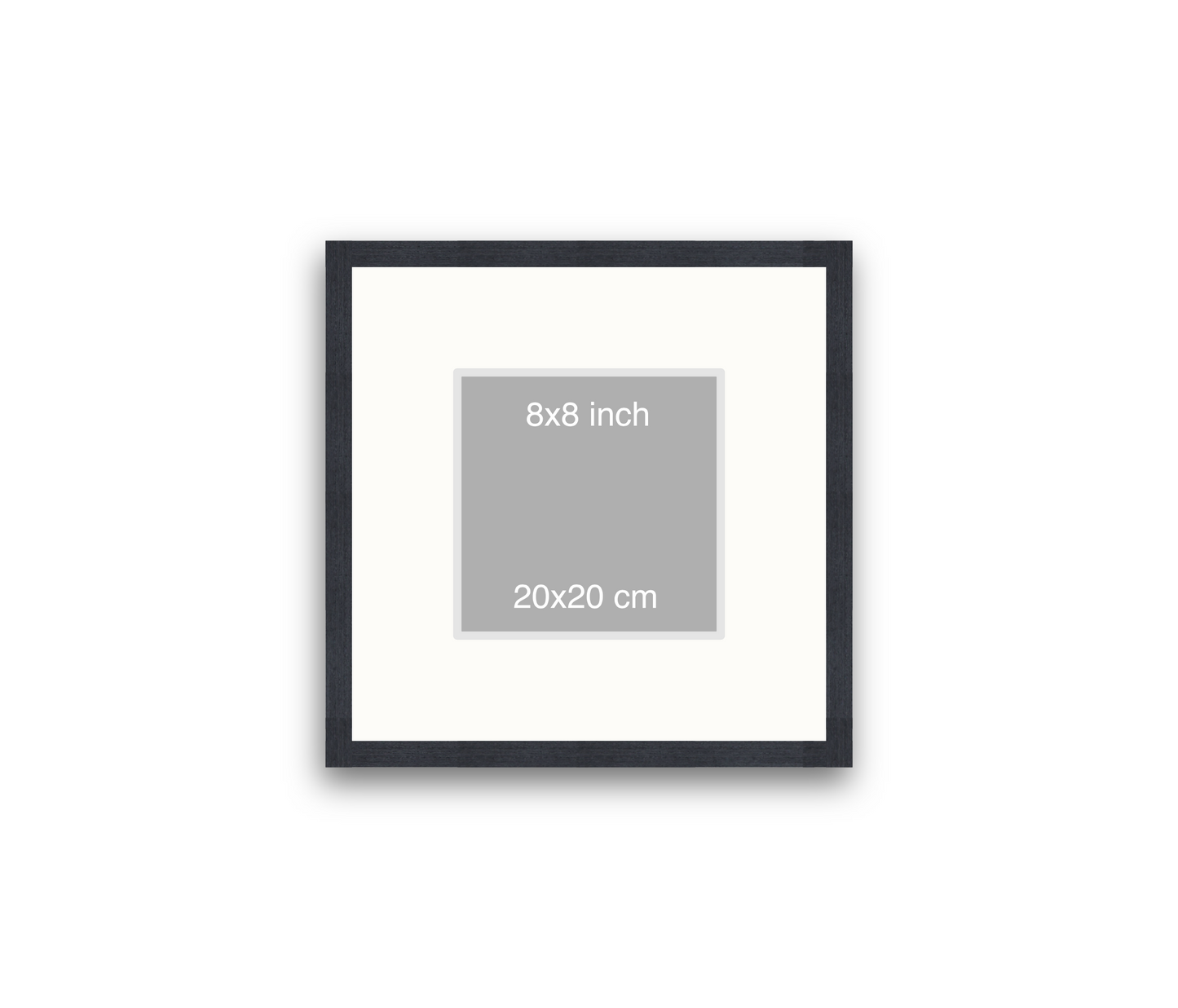 LOFT | 20mm Black Frame - 40x40cm
