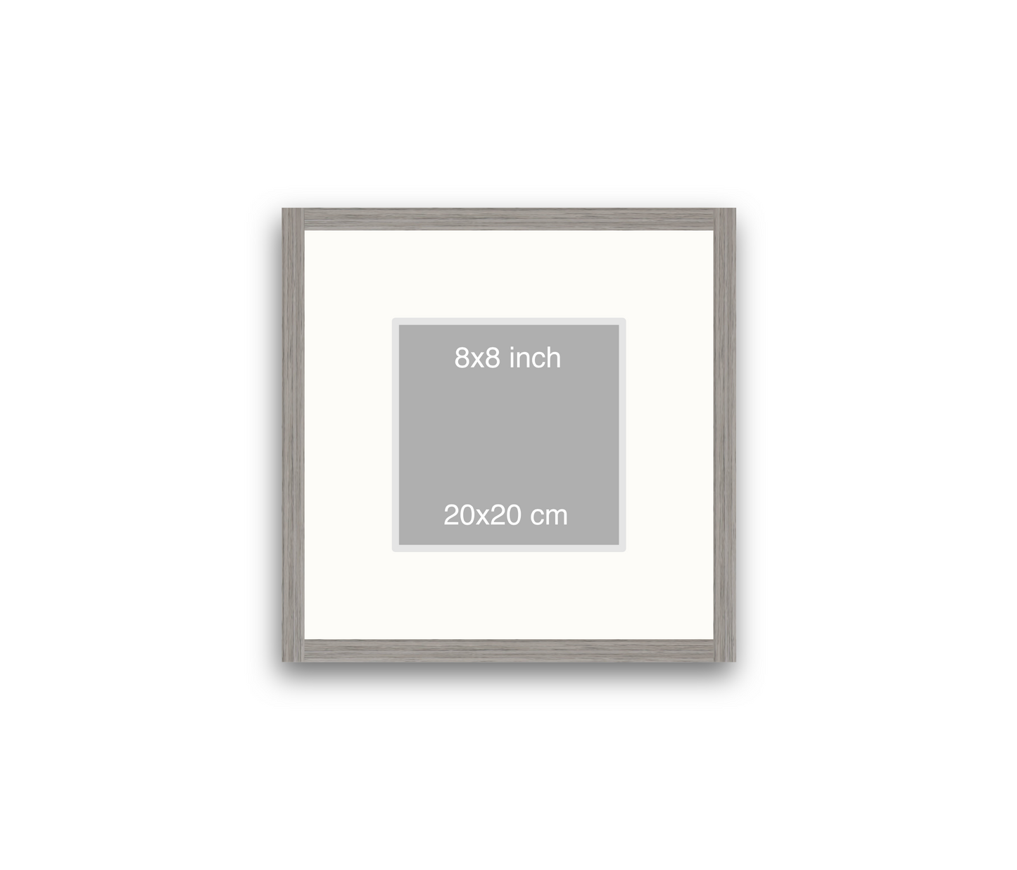 LOFT | 20mm Grey Frame - 40x40cm
