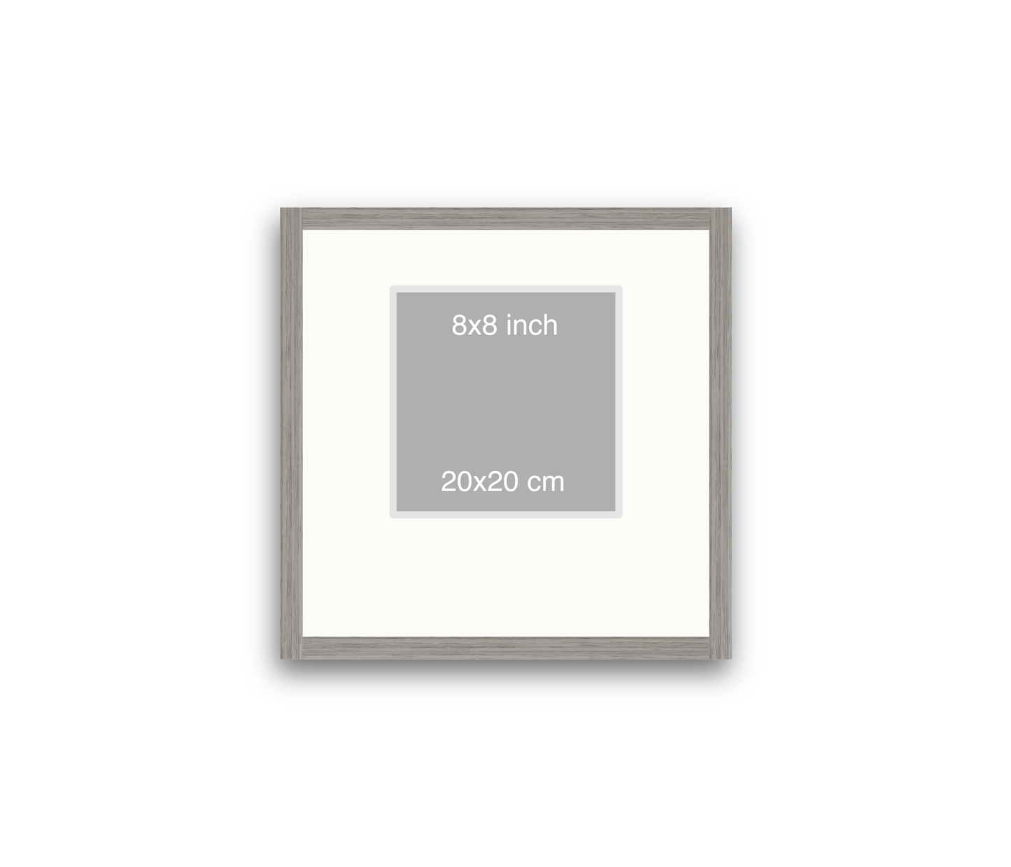 LOFT | 20mm Grey Frame - 40x40cm