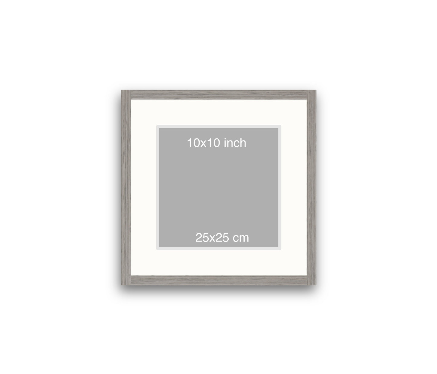 LOFT | 20mm Grey Frame - 40x40cm