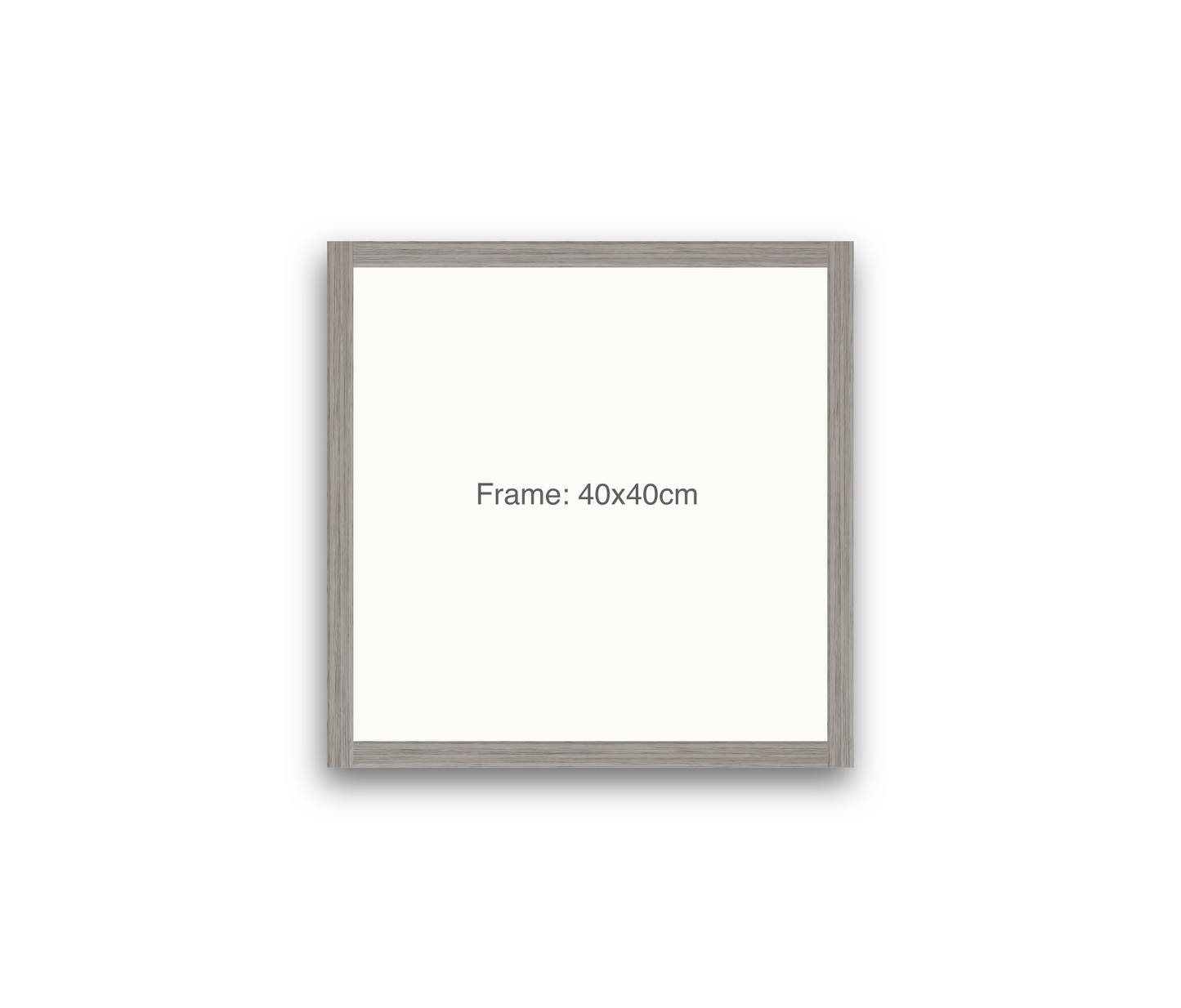 LOFT | 20mm Grey Frame - 40x40cm