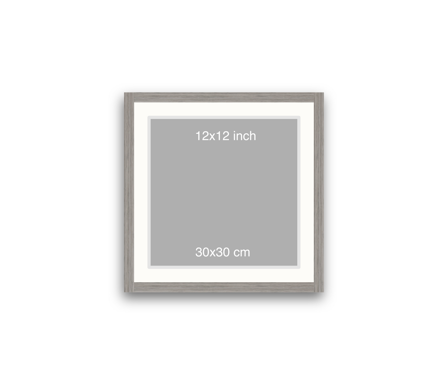 LOFT | 20mm Grey Frame - 40x40cm