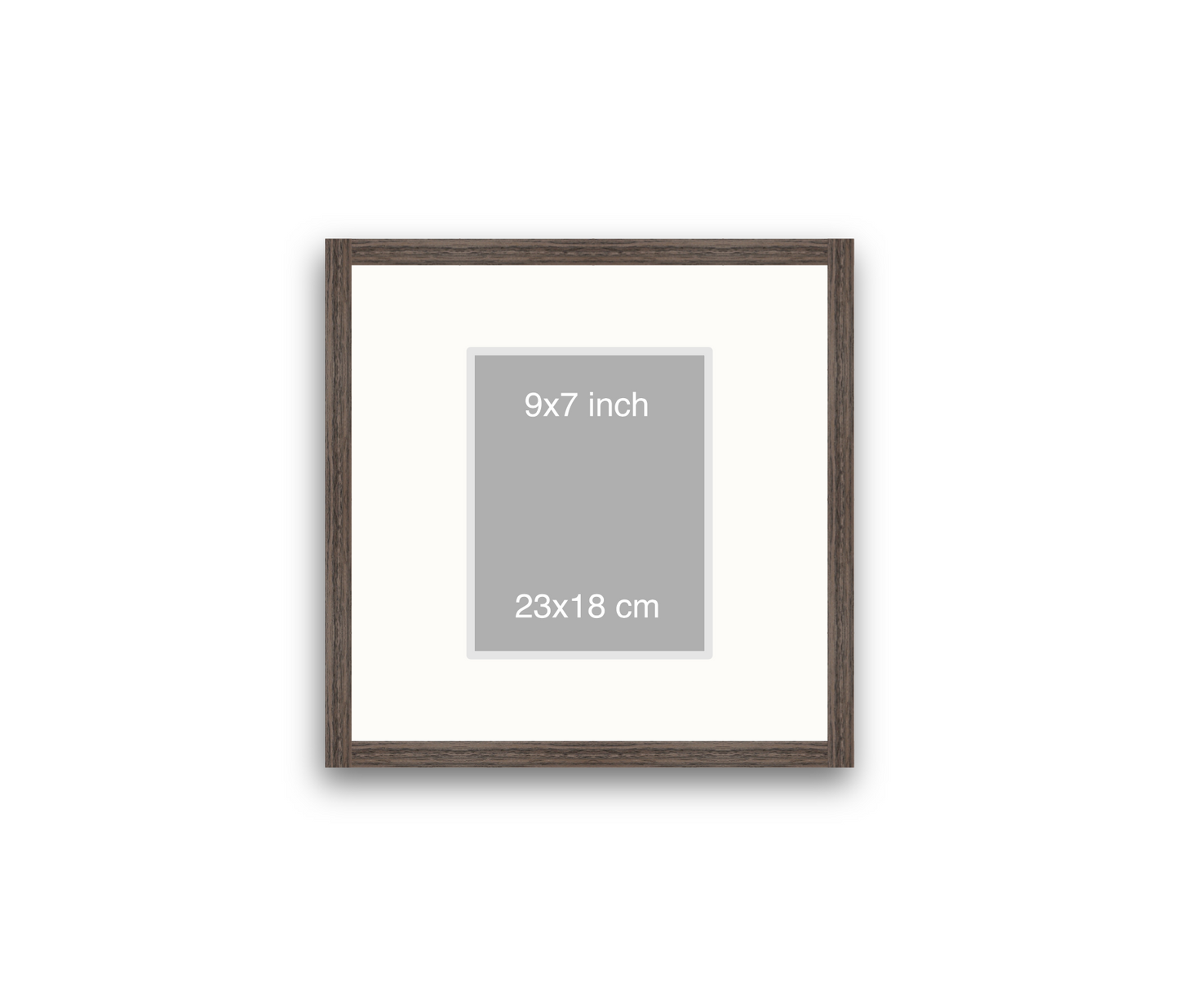 LOFT | 20mm Walnut Frame - 40x40cm