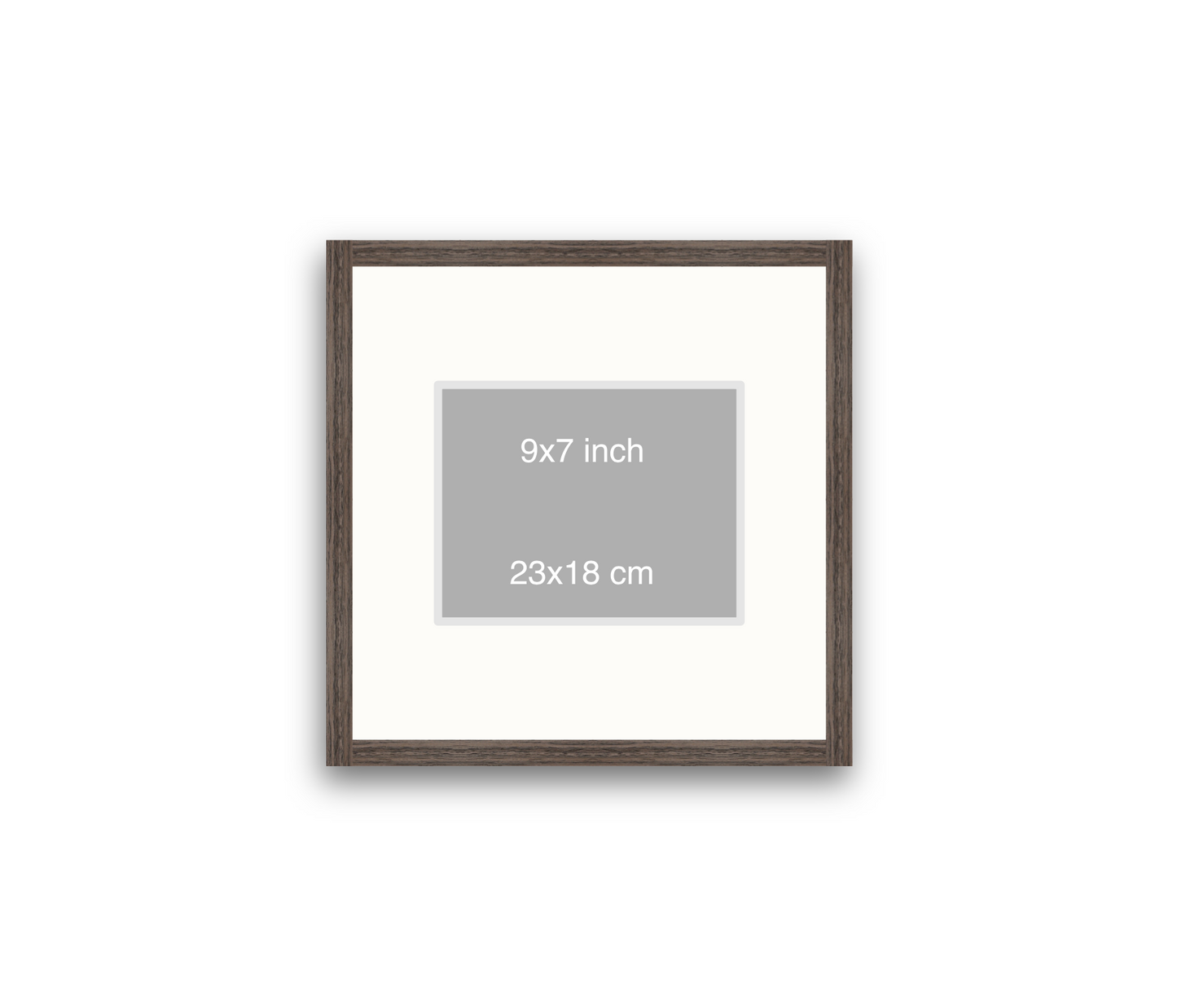 LOFT | 20mm Walnut Frame - 40x40cm