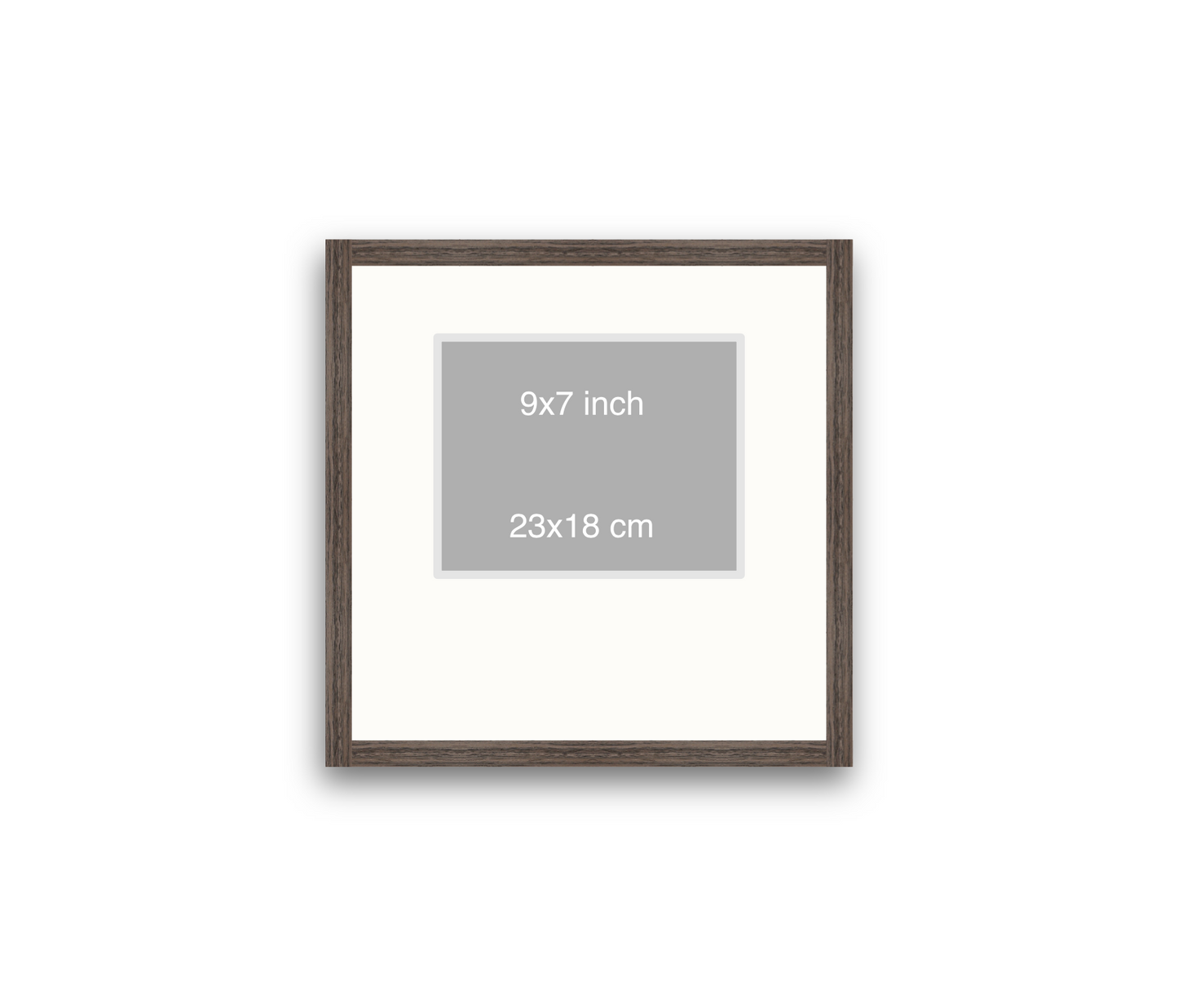 LOFT | 20mm Walnut Frame - 40x40cm