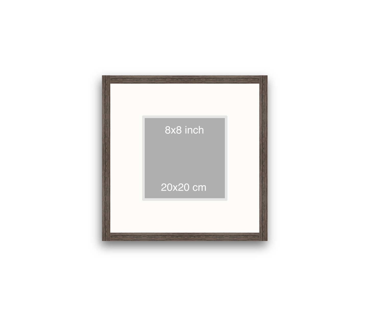 LOFT | 20mm Walnut Frame - 40x40cm