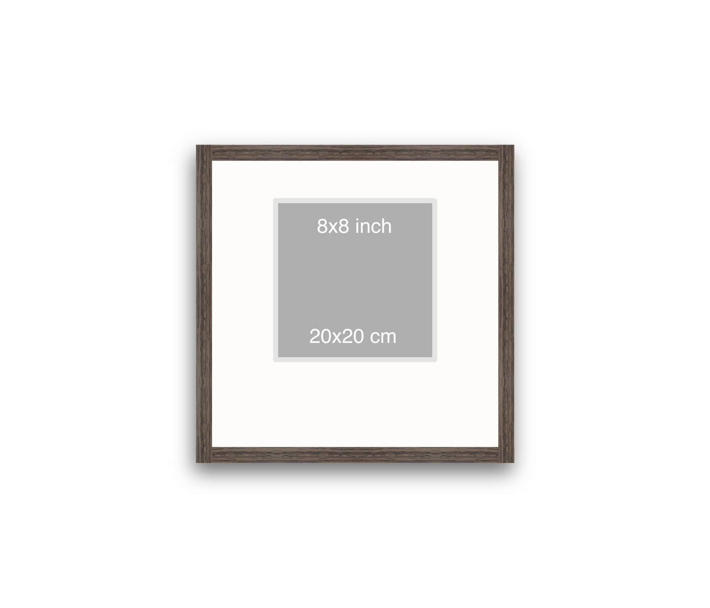 LOFT | 20mm Walnut Frame - 40x40cm