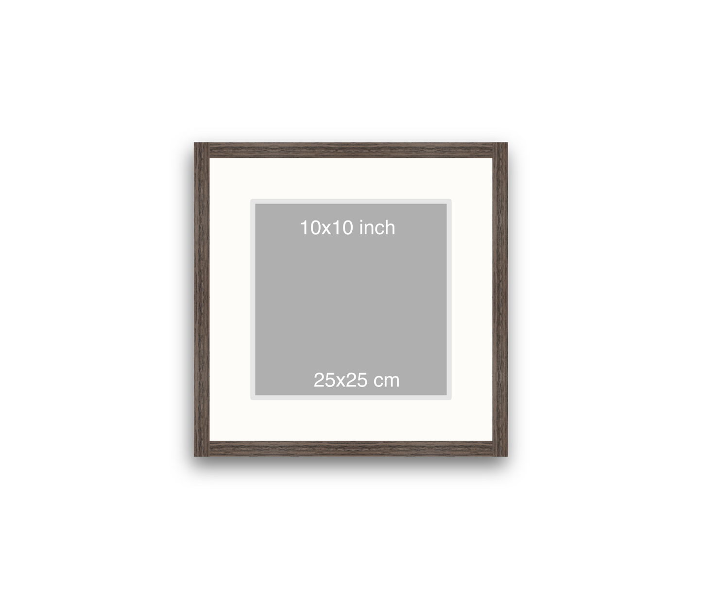 LOFT | 20mm Walnut Frame - 40x40cm