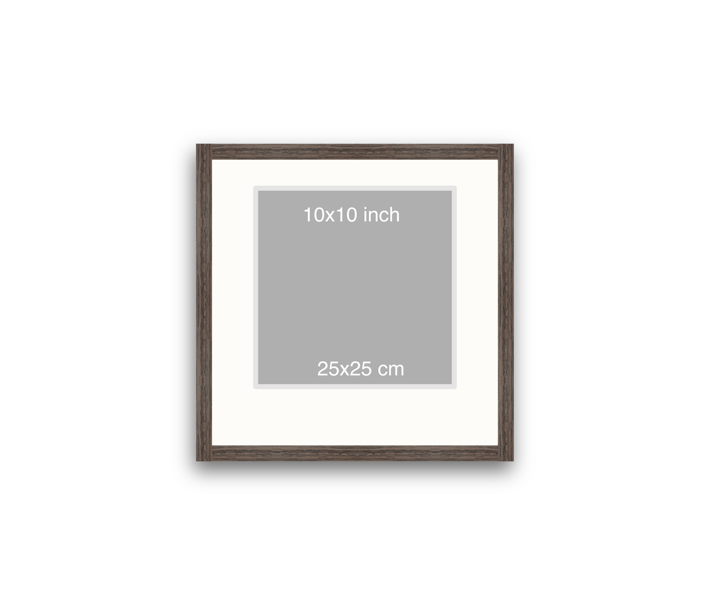 LOFT | 20mm Walnut Frame - 40x40cm