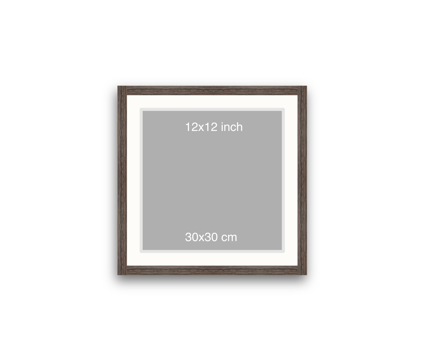 LOFT | 20mm Walnut Frame - 40x40cm