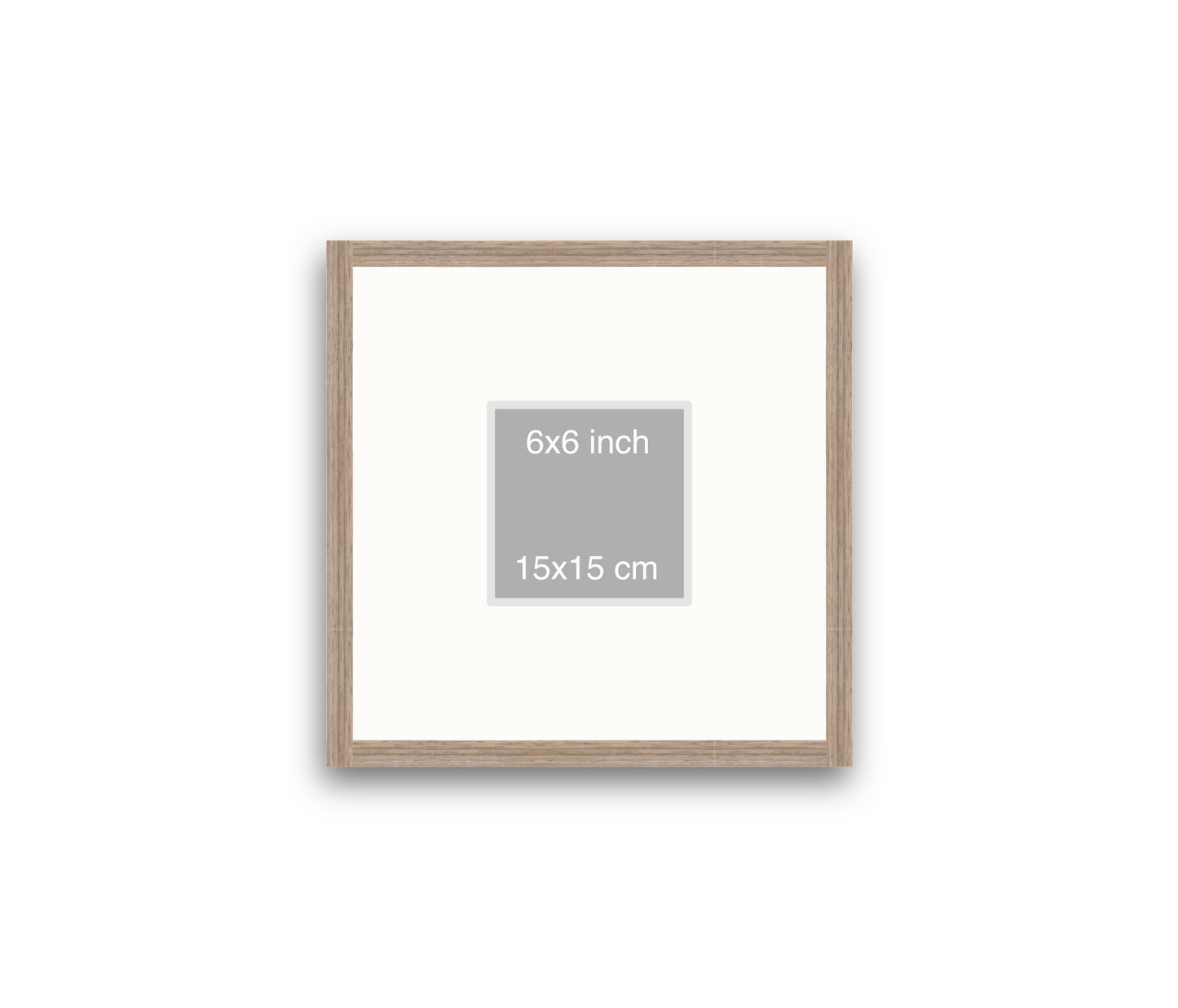 LOFT | 20mm Warm Walnut Frame - 40x40cm