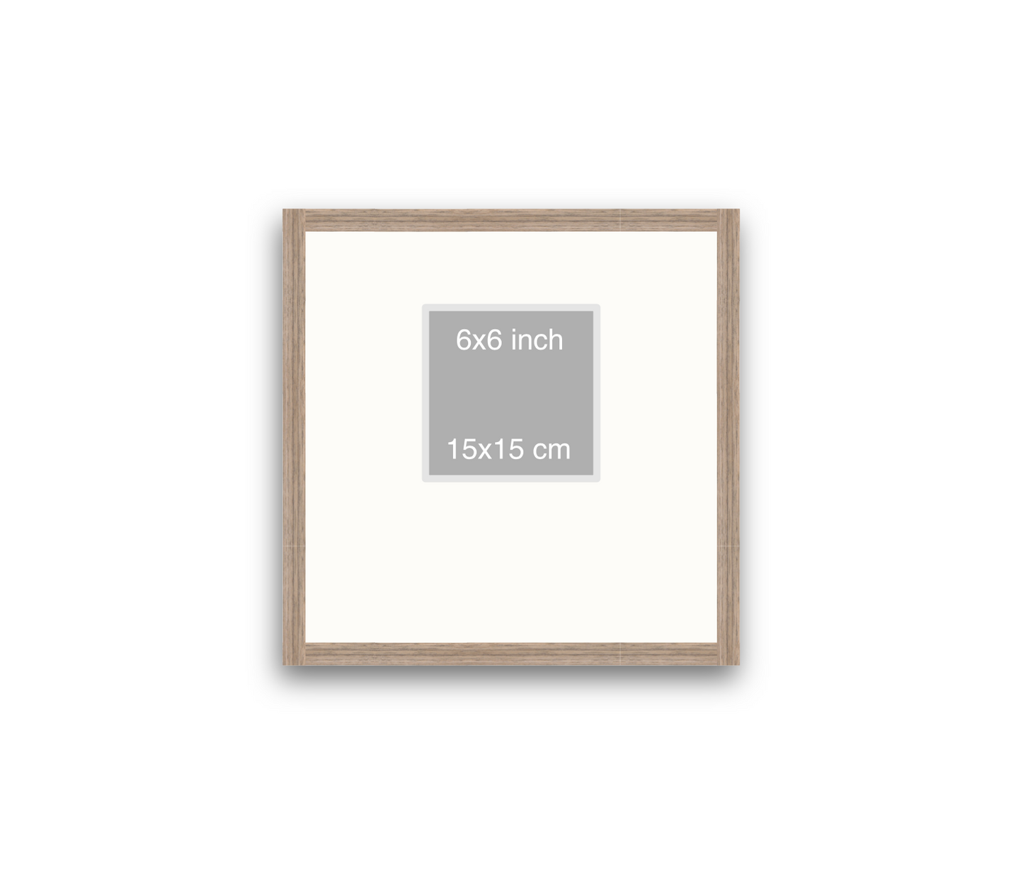 LOFT | 20mm Warm Walnut Frame - 40x40cm