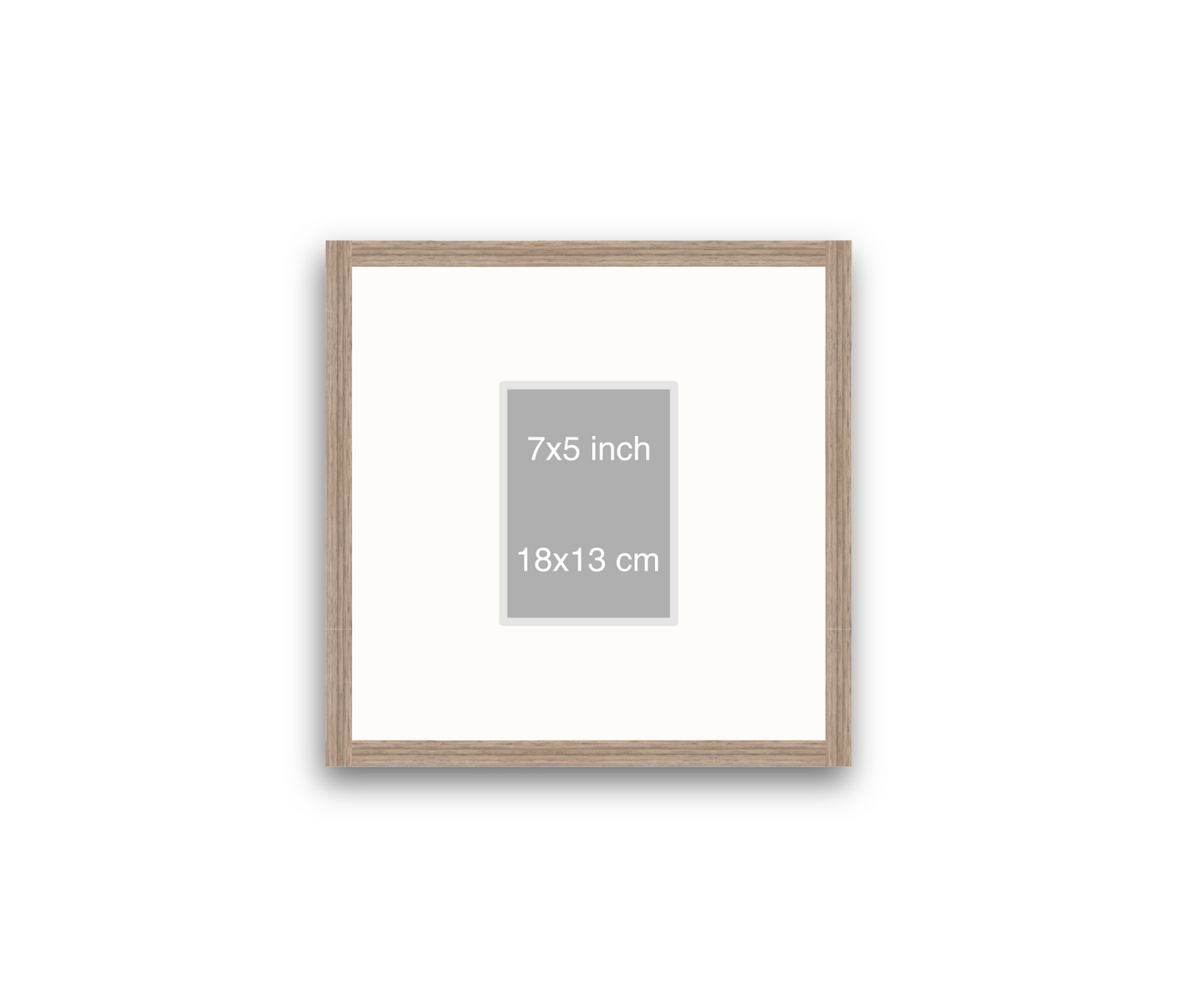 LOFT | 20mm Warm Walnut Frame - 40x40cm