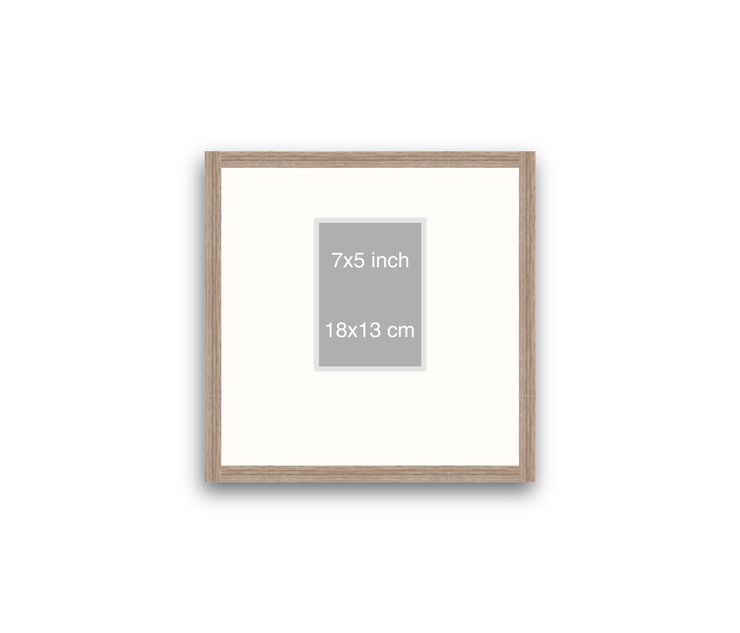 LOFT | 20mm Warm Walnut Frame - 40x40cm