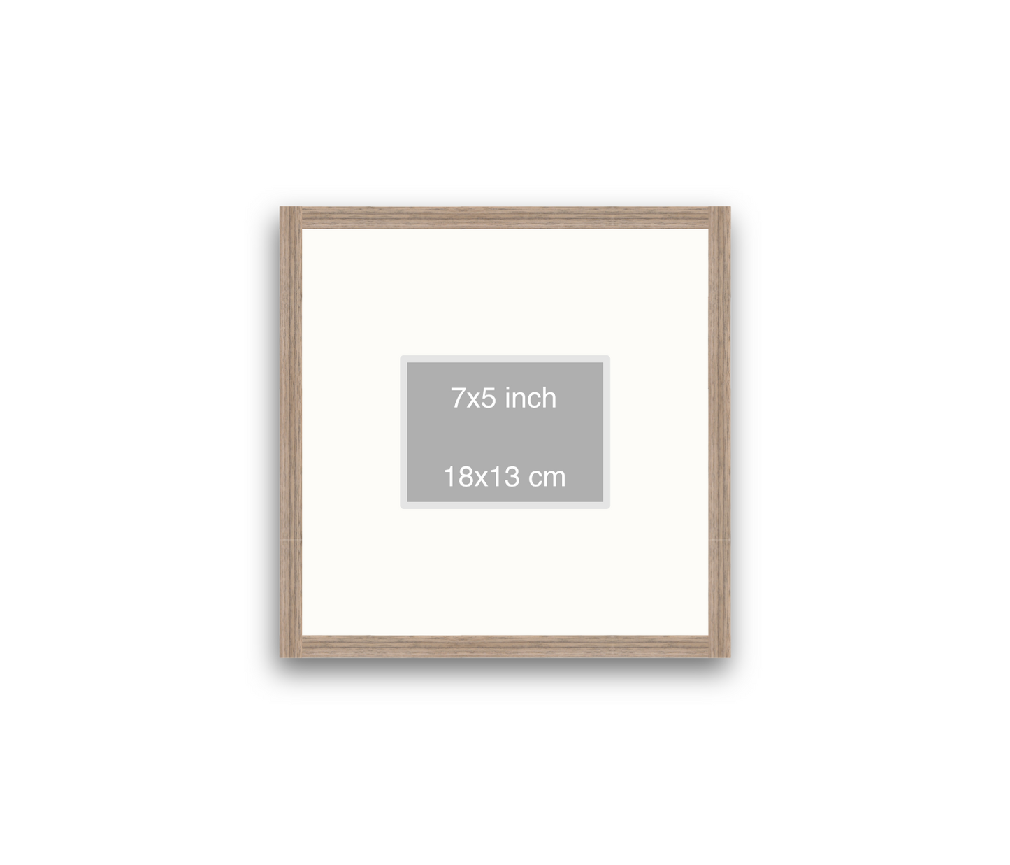 LOFT | 20mm Warm Walnut Frame - 40x40cm
