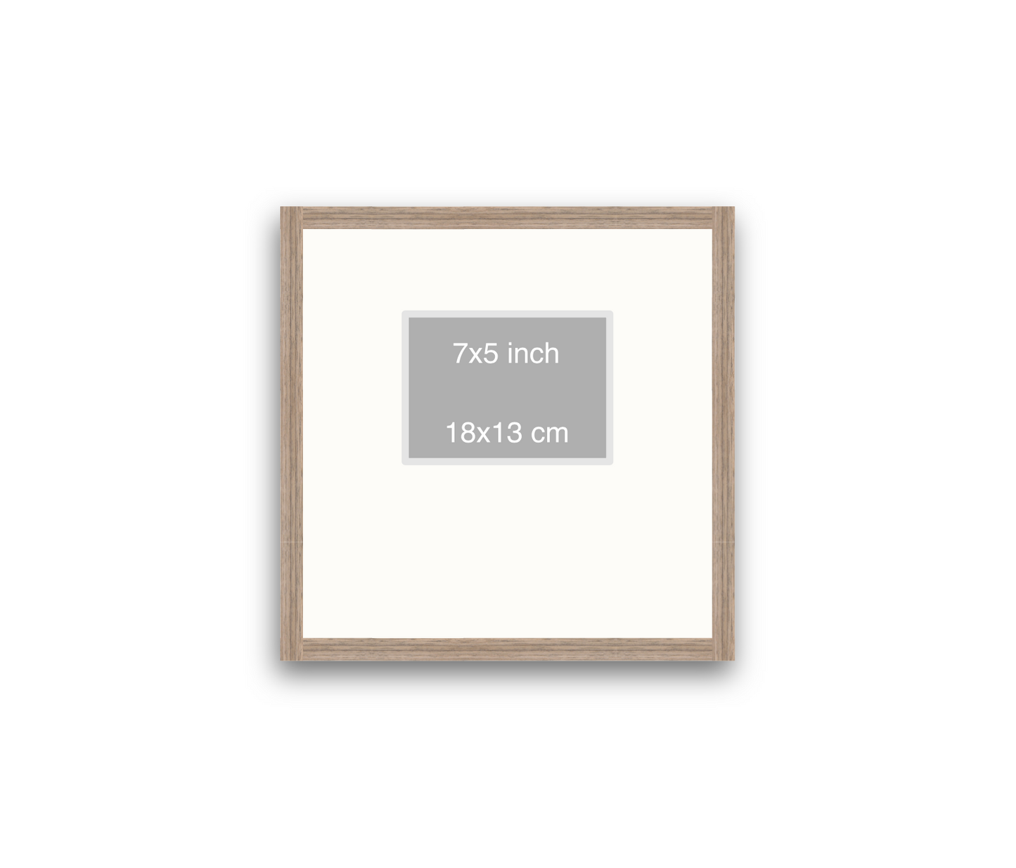 LOFT | 20mm Warm Walnut Frame - 40x40cm