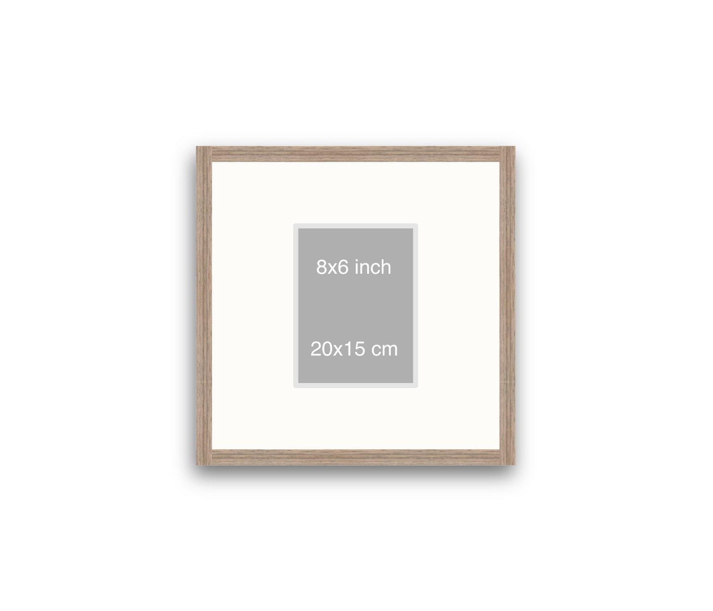LOFT | 20mm Warm Walnut Frame - 40x40cm