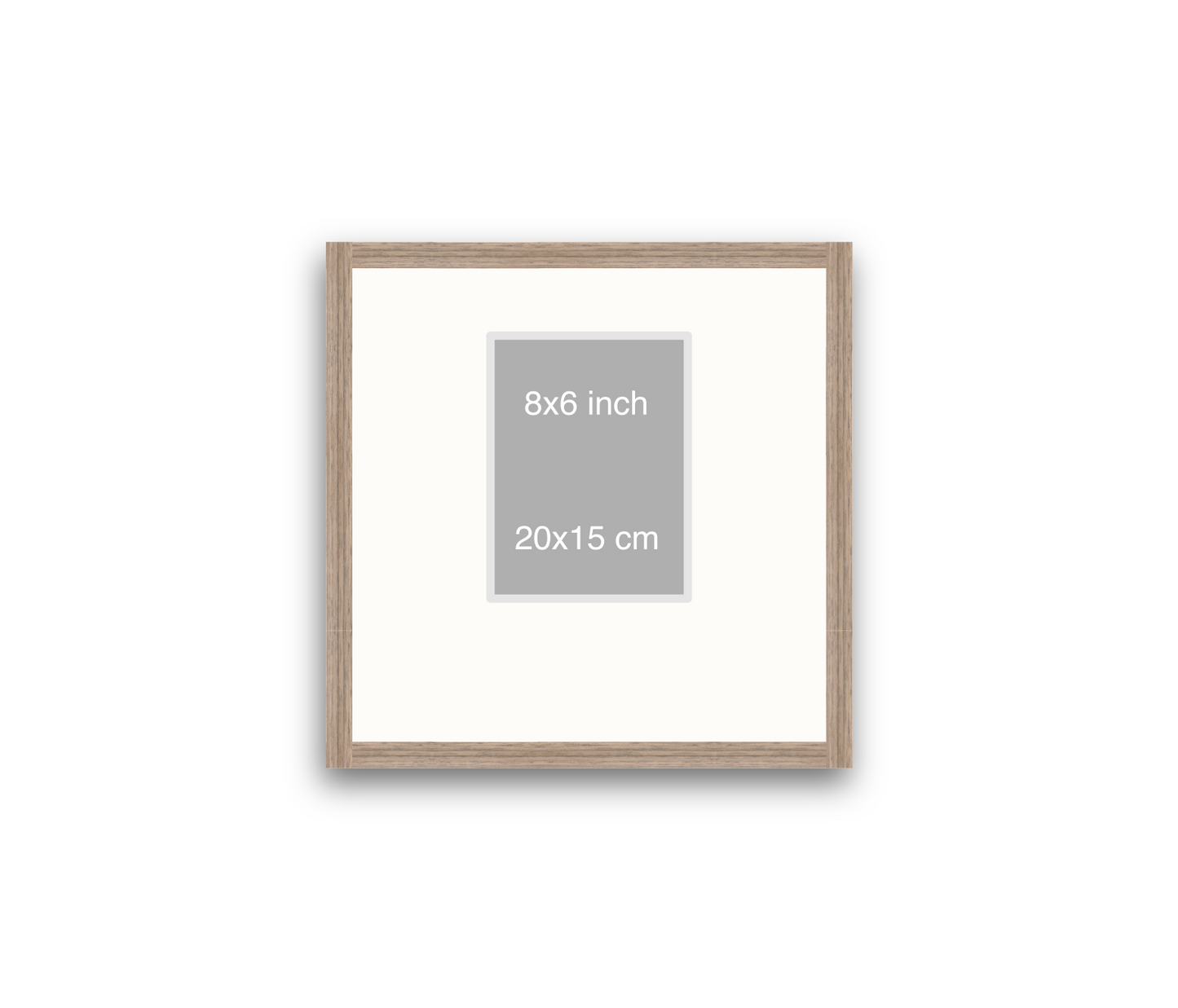 LOFT | 20mm Warm Walnut Frame - 40x40cm