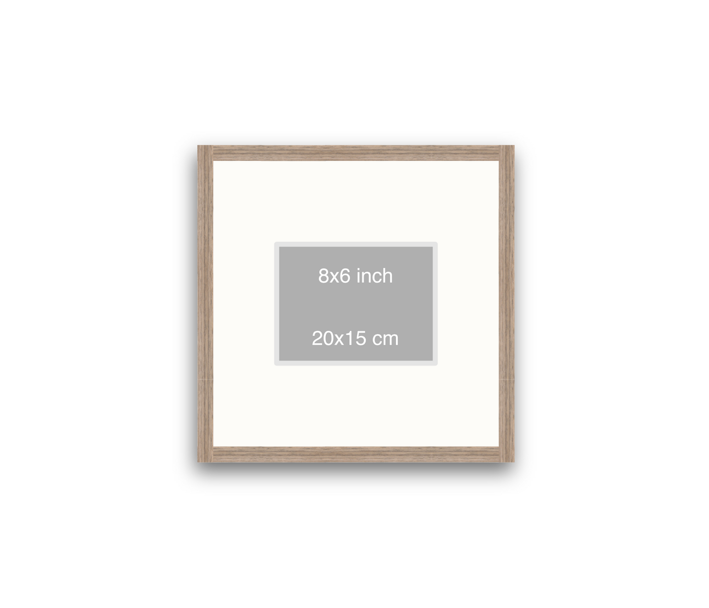 LOFT | 20mm Warm Walnut Frame - 40x40cm