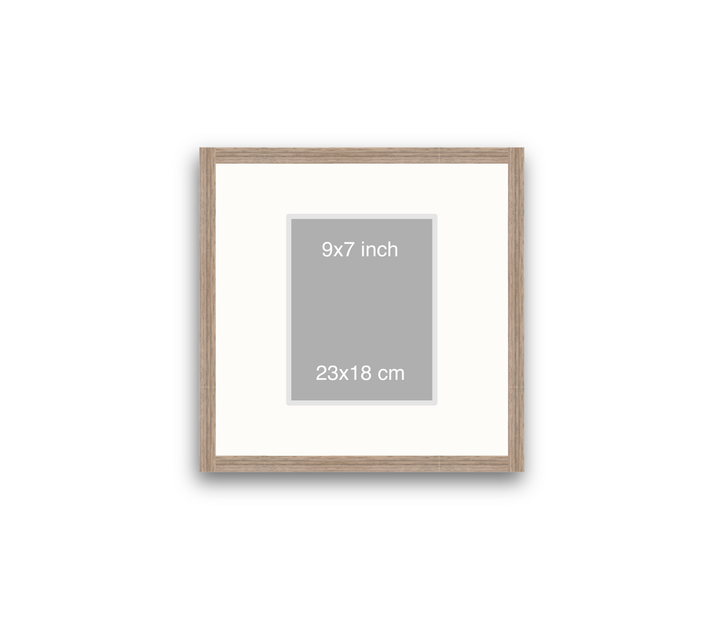 LOFT | 20mm Warm Walnut Frame - 40x40cm