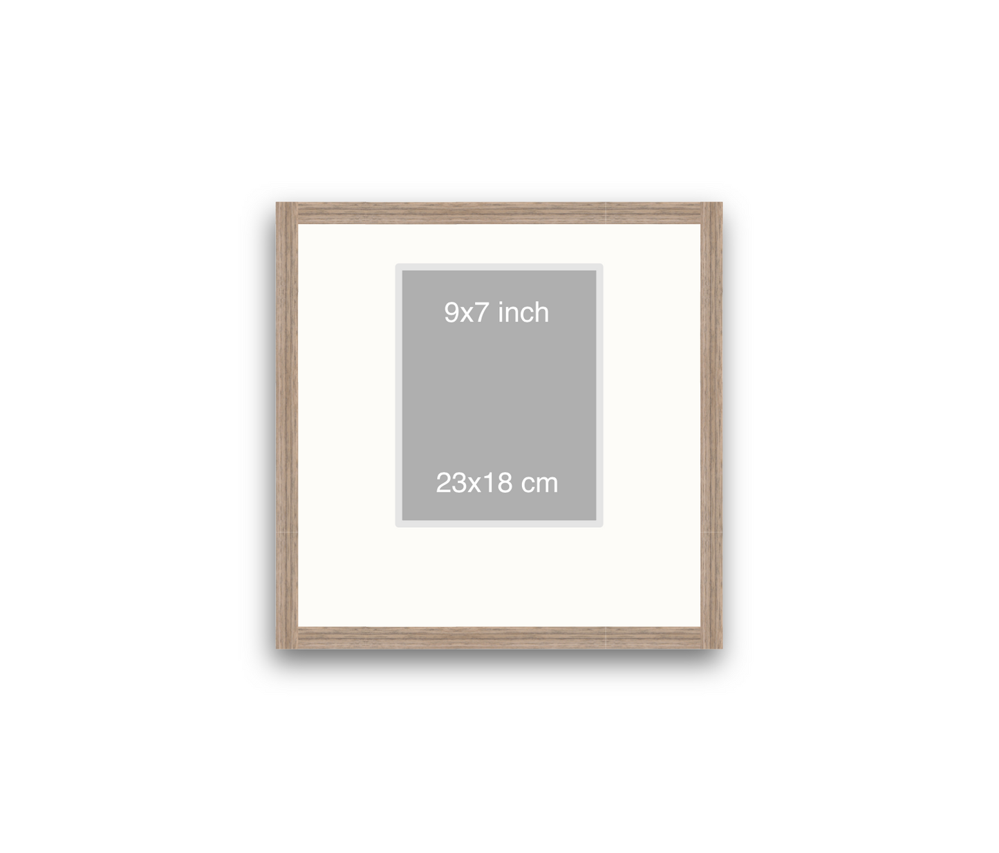 LOFT | 20mm Warm Walnut Frame - 40x40cm