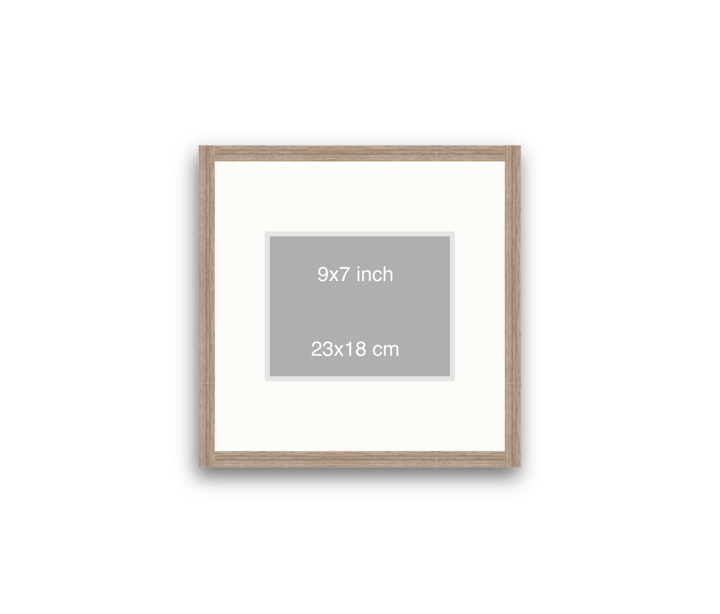 LOFT | 20mm Warm Walnut Frame - 40x40cm