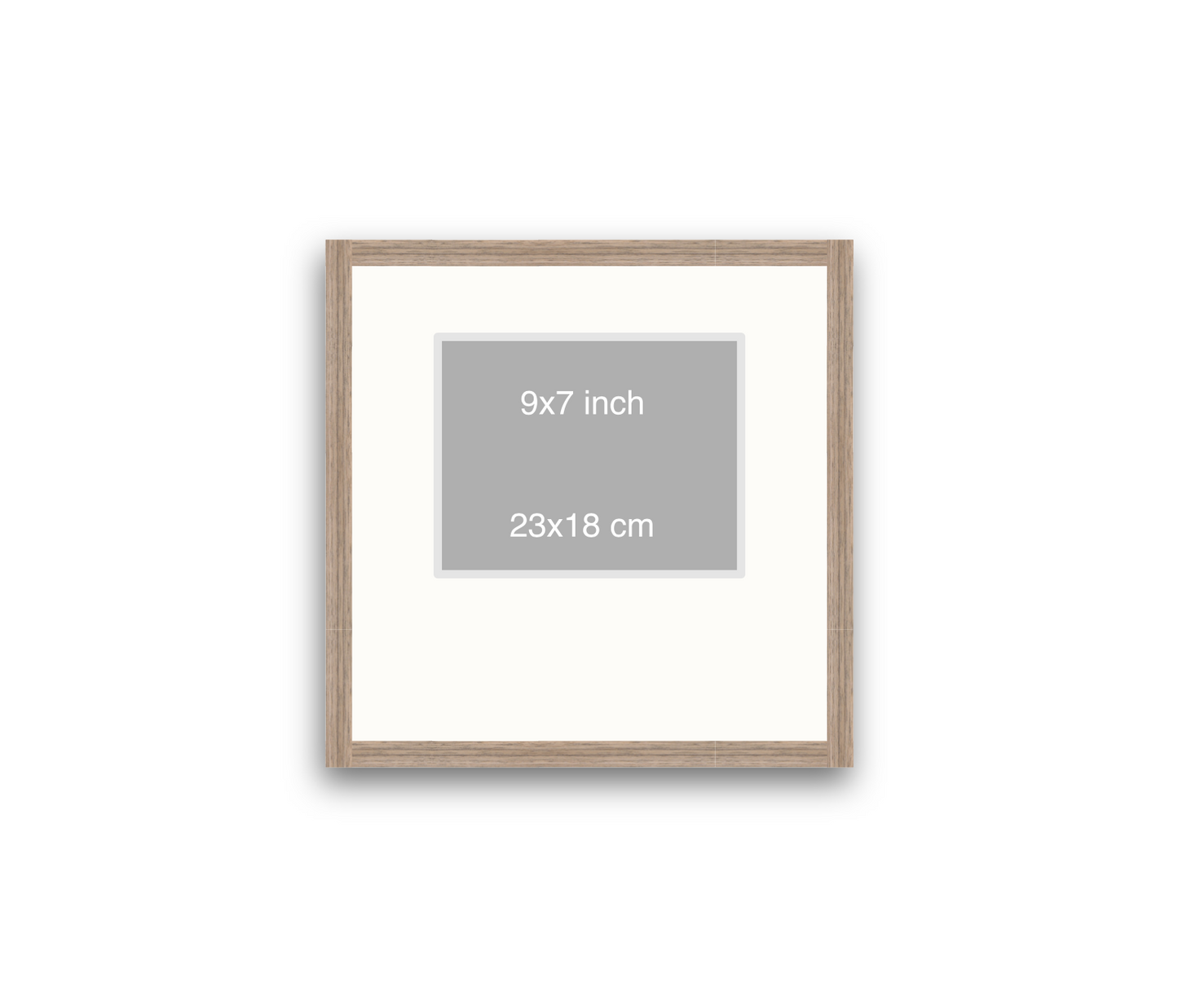 LOFT | 20mm Warm Walnut Frame - 40x40cm