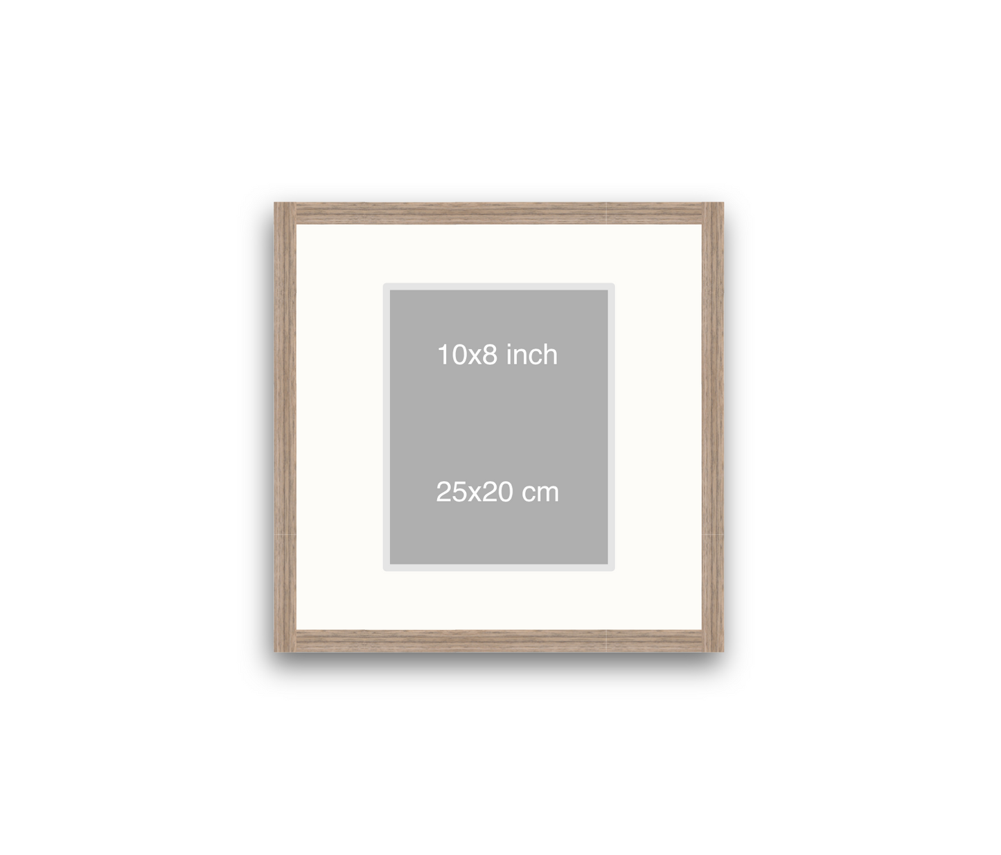LOFT | 20mm Warm Walnut Frame - 40x40cm